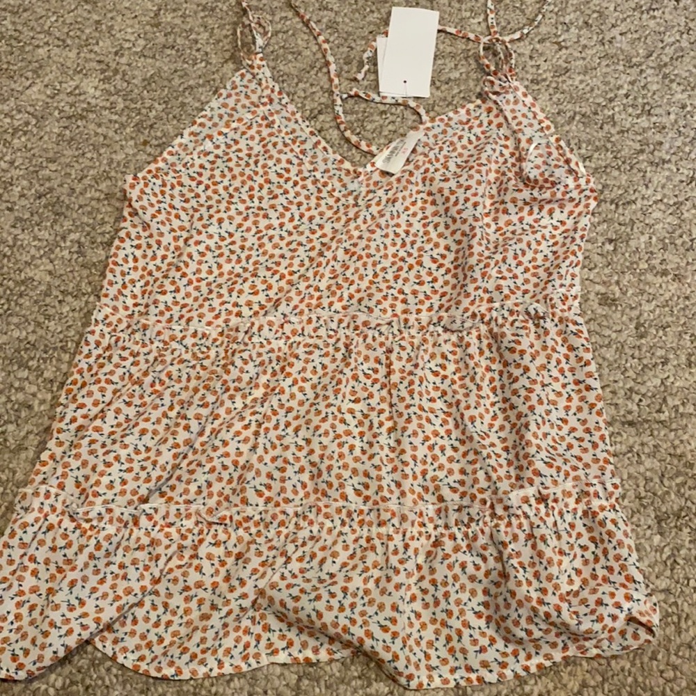 Sienna sky flower blouse
